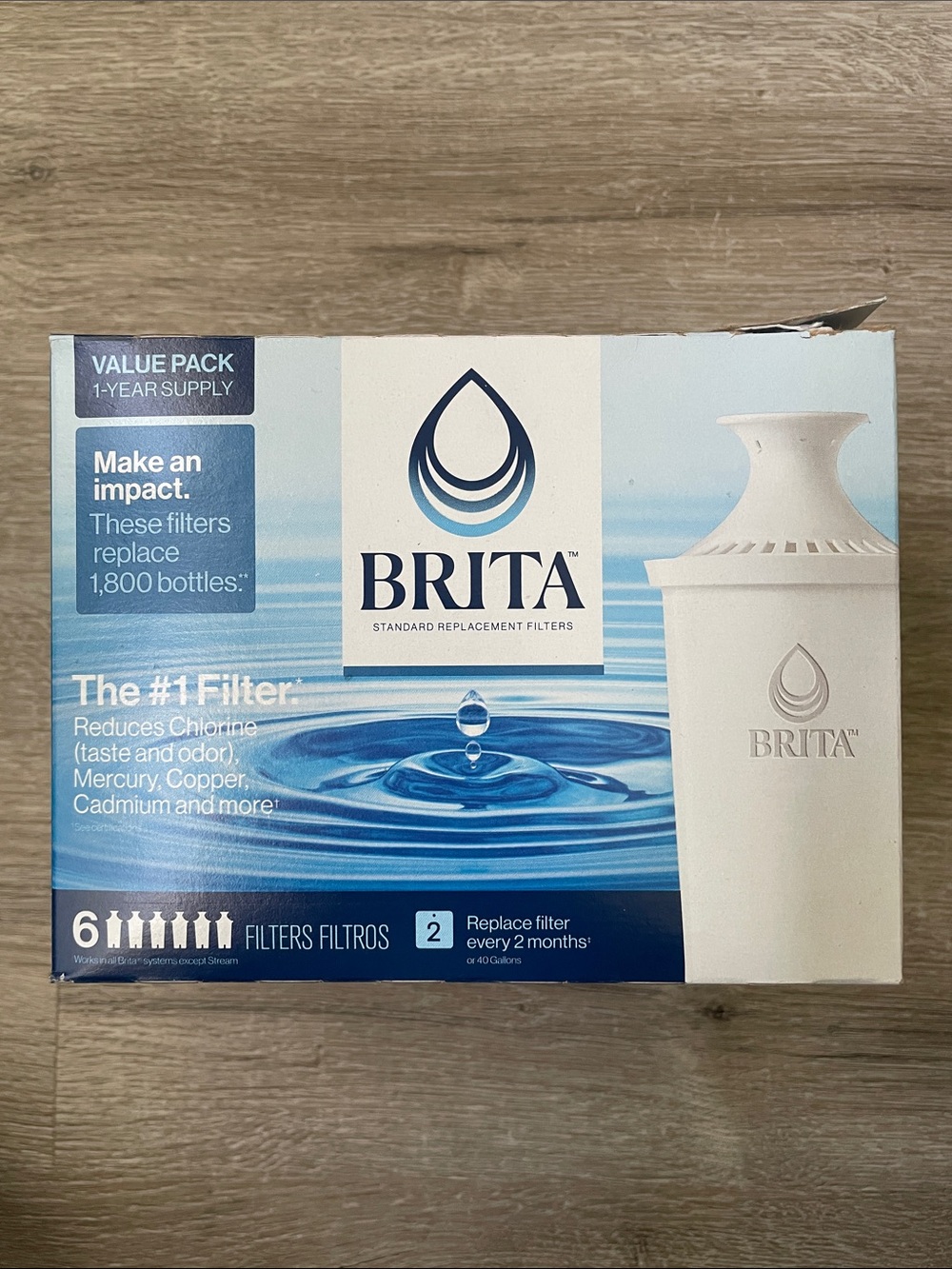 Brita standard replacement filters 4 count